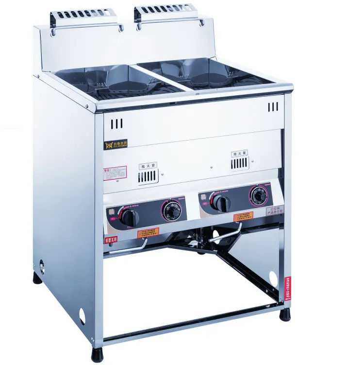 Máquina de freír profunda de 70L de acero inoxidable de maíz eléctrico perro freír profunda