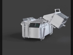 Máquina freidora de carga y descarga automática