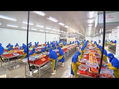 línea de producción automática de fritura para cangrejos